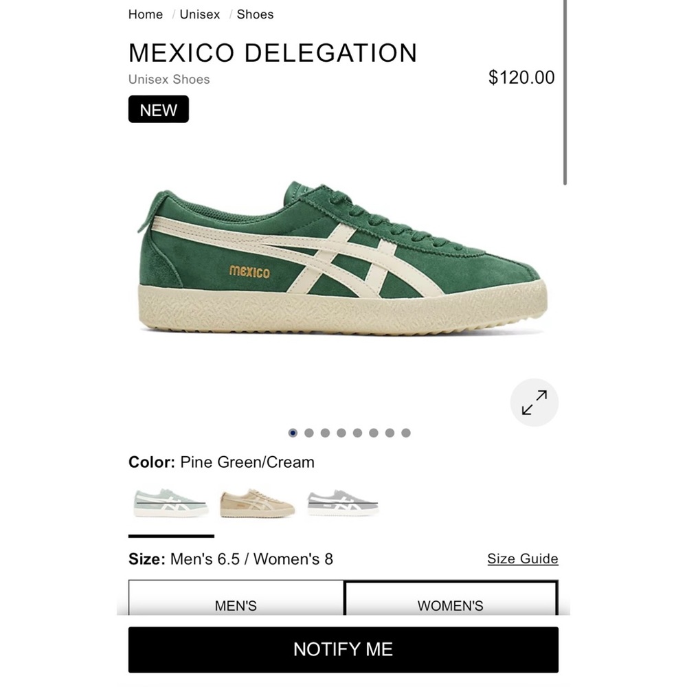 Onitsuka Tiger Mexico Delegation Pine Green/Cream